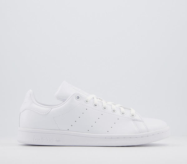 Stan Smith sustainable white mono trainers
