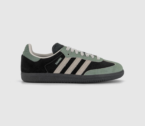 Trainers, Black, Alumina, Silver Green