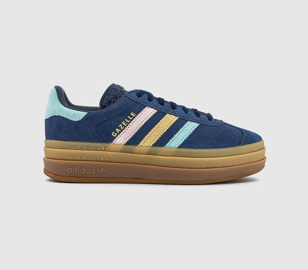 Bold W Trainer Dark Blue, almost pink, almost yellow