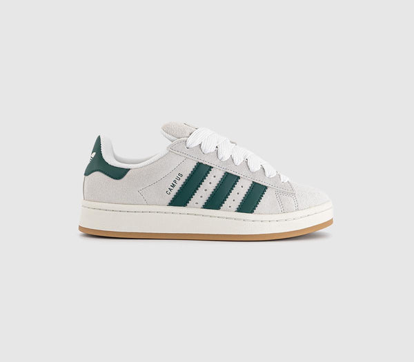 Campus 00s sneakers in crystal white, collegiate green