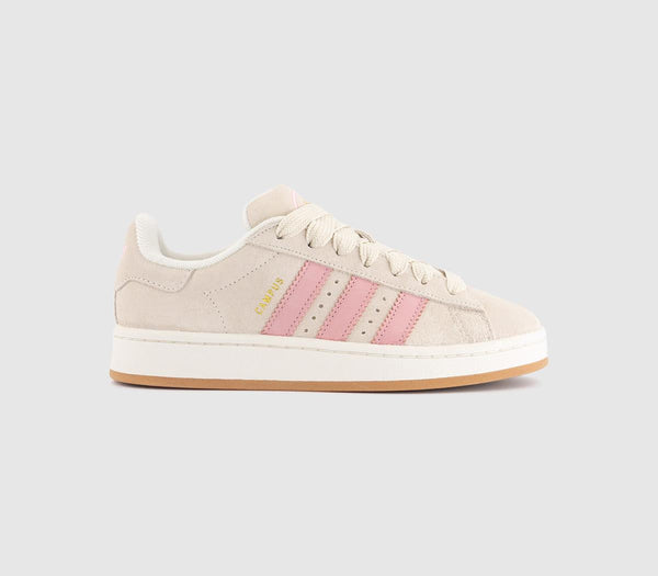 Campus 00s Sneakers, Cream White, Wonder Mauve Glow Pink