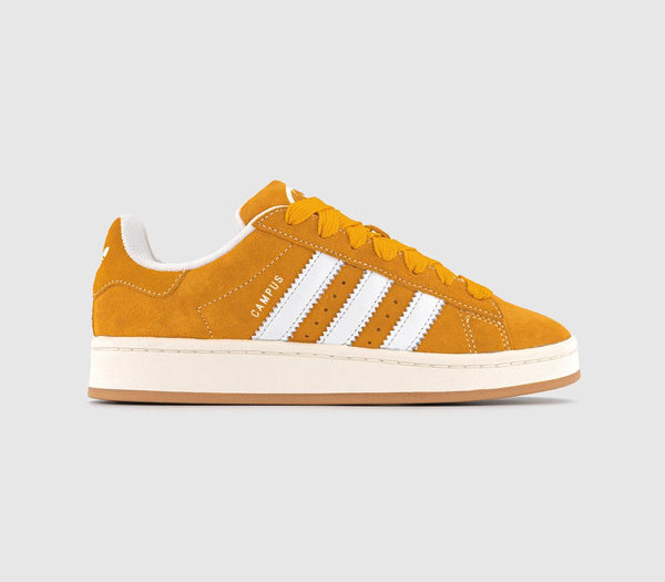 Campus 00's Collegiate Gold White Off White Trainers