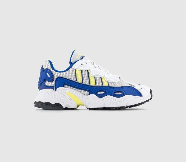 Ozweego Trainer White Pulse Yellow Team Royal Blue