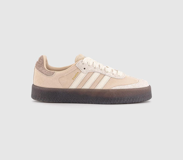 Sambae Trainers, Linen, Off-White, Steam Grey