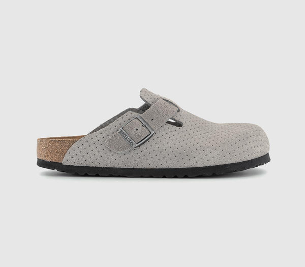 Men Boston Clogs Dotted Stone Coin