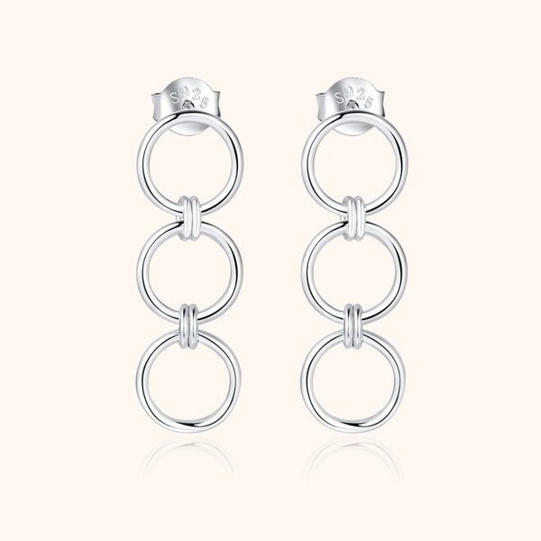 Captured Hoop Earrings