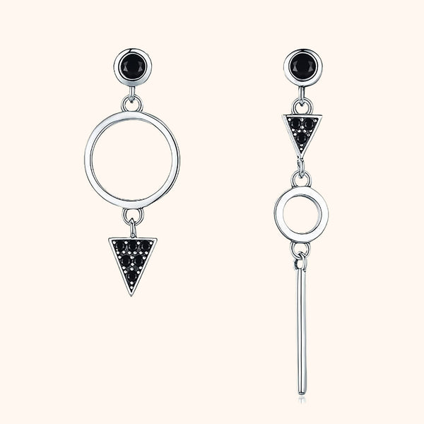 Black Spinel Earrings