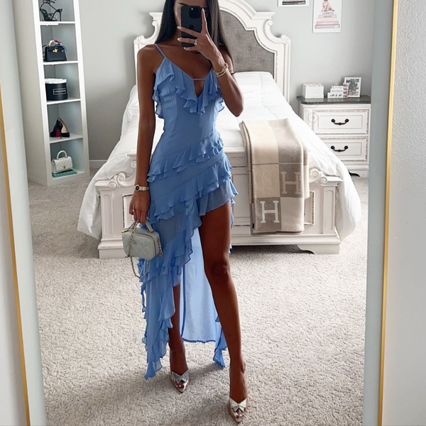 Juana - Elegant Midi Dress Made Of Fine Gauze.