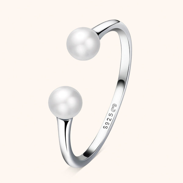 Double Pearl Ring