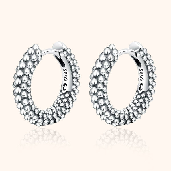 Ball Hoop Earrings