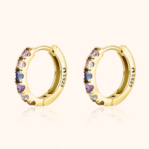 Colorful Zircon Earrings