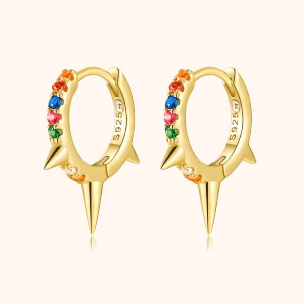 Colorful Spike Earrings